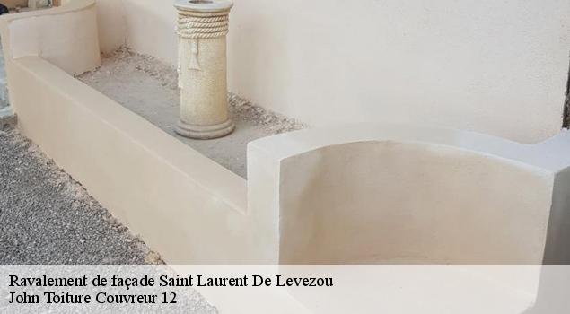Ravalement de façade  saint-laurent-de-levezou-12620 John Toiture Couvreur 12