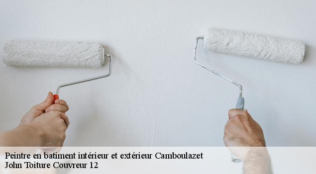 Peintre en batiment intérieur et extérieur  camboulazet-12160 John Toiture Couvreur 12