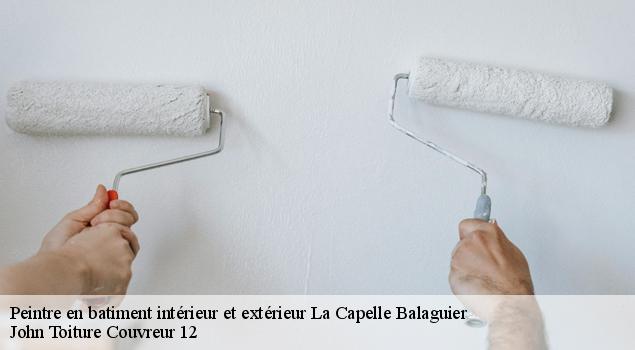 Peintre en batiment intérieur et extérieur  la-capelle-balaguier-12260 John Toiture Couvreur 12
