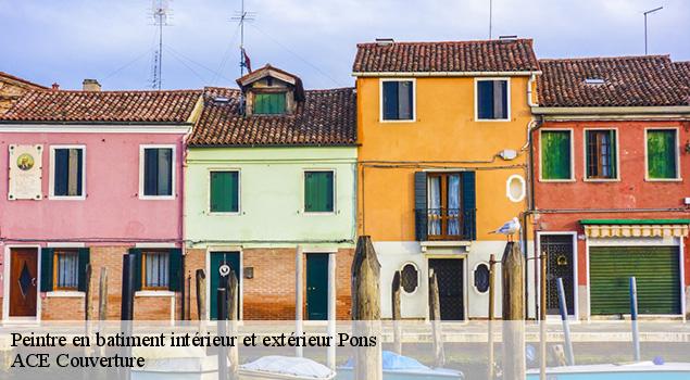 Peintre en batiment intérieur et extérieur pons-12140 ACE Couverture