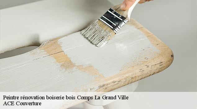 Peintre rénovation boiserie bois  comps-la-grand-ville-12120 ACE Couverture 