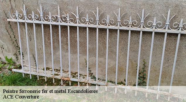 Peintre ferronerie fer et metal  escandolieres-12390 ACE Couverture 