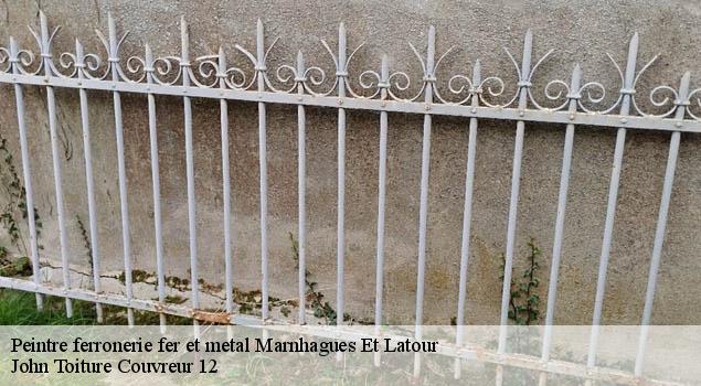 Peintre ferronerie fer et metal  marnhagues-et-latour-12540 John Toiture Couvreur 12